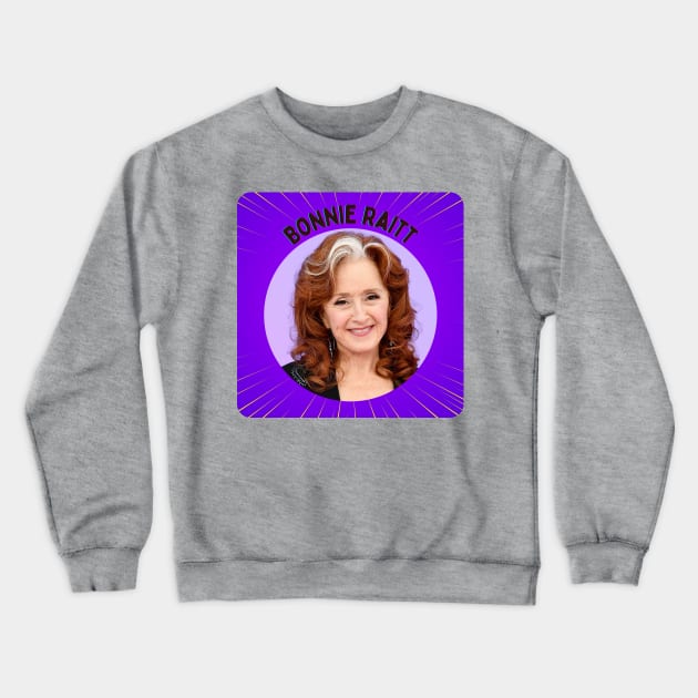 Bonnie Raitt Portrait Session Crewneck Sweatshirt by akastardust